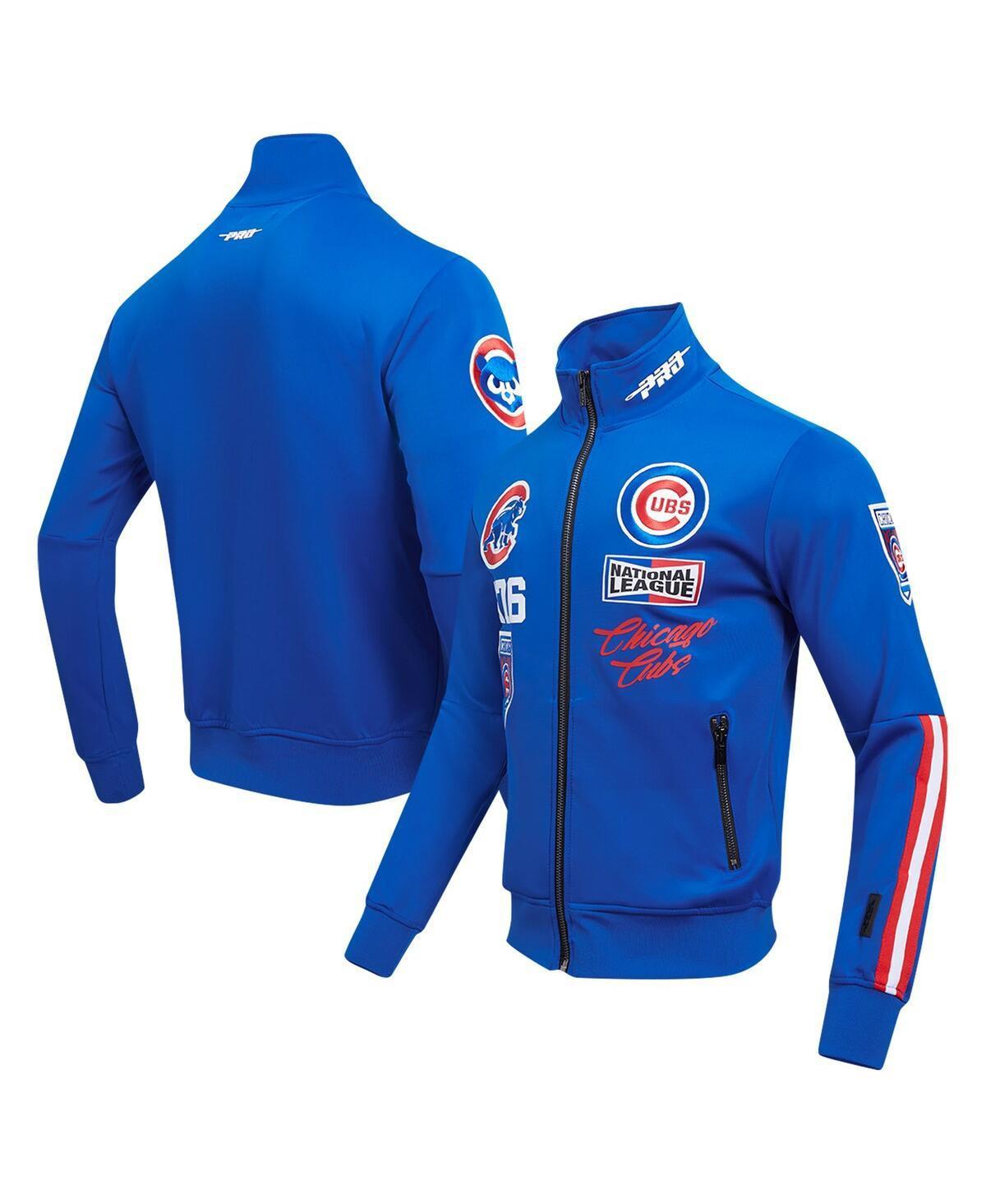 Pro Standard Mens Royal Chicago Cubs Fast Lane Full-Zip Track Jacket Product Image