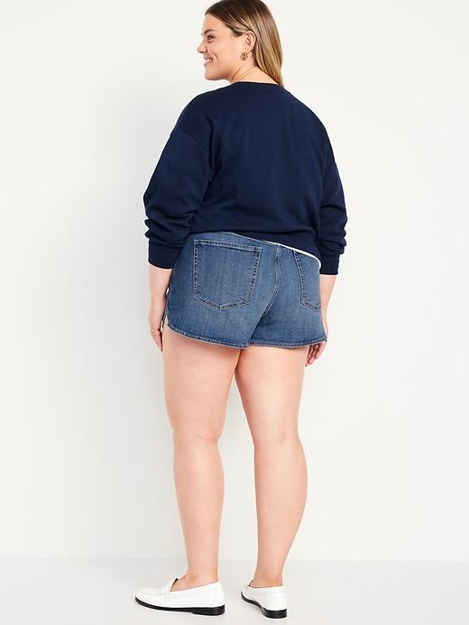 High-Waisted OG Jean Shorts -- 3-inch inseam Product Image