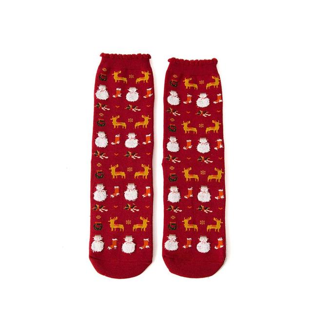 Stems Womens Merry Christmas Socks Product Image