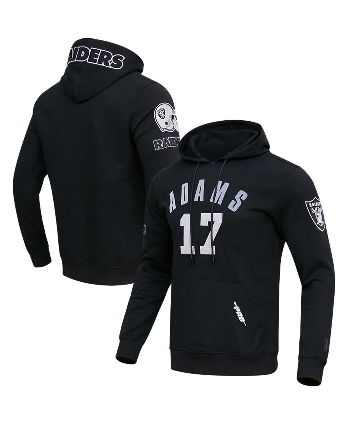 Mens Pro Standard Davante Adams Black Las Vegas Raiders Player Name and Number Pullover Hoodie Product Image