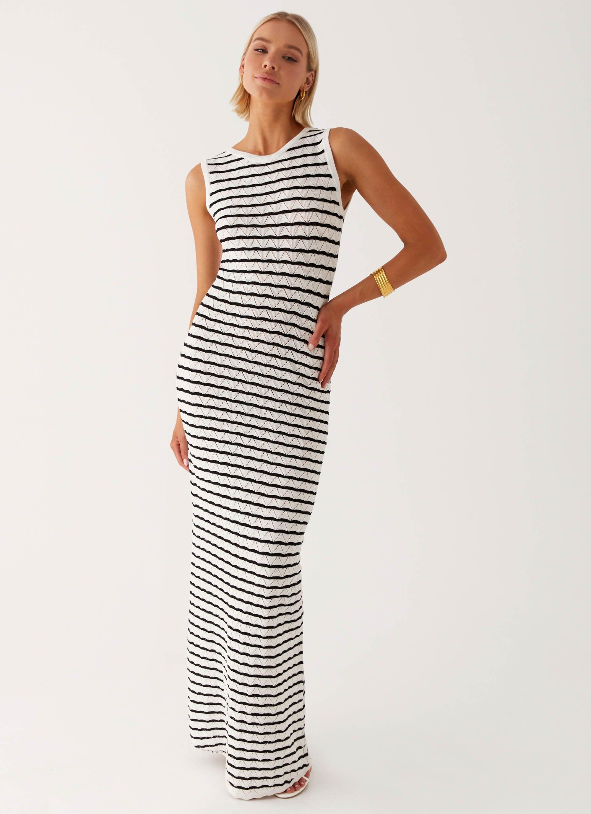 Happy Desire Maxi Dress - Multi Stripe Product Image