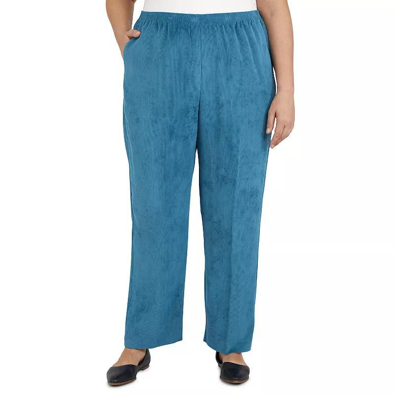 Plus Size Alfred Dunner Solid Classics Corduroy Pants - Short Product Image