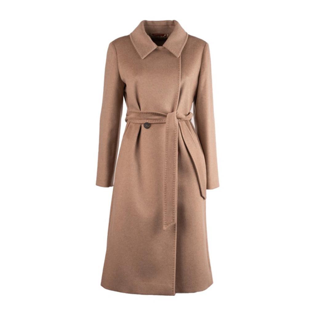 Brown Wrap Coat Product Image