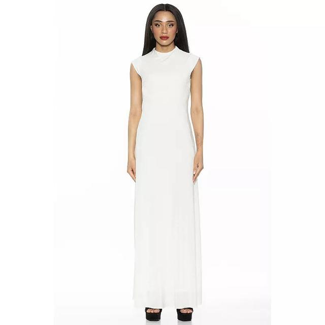 Womens ALEXIA ADMOR Nalani Mockneck Maxi Dress Product Image