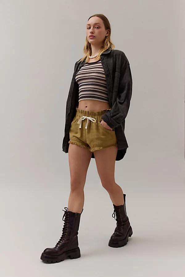 BDG Frankie Paperbag Micro Short Womens at Urban Outfitters Product Image