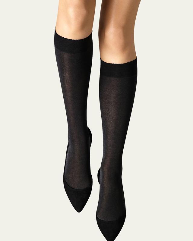 Wolford Velvet De Luxe Knee High Socks Product Image