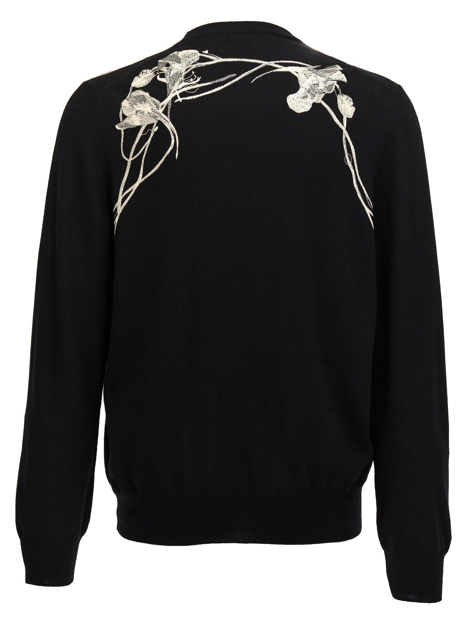 Embroidery Sweater In Black Product Image