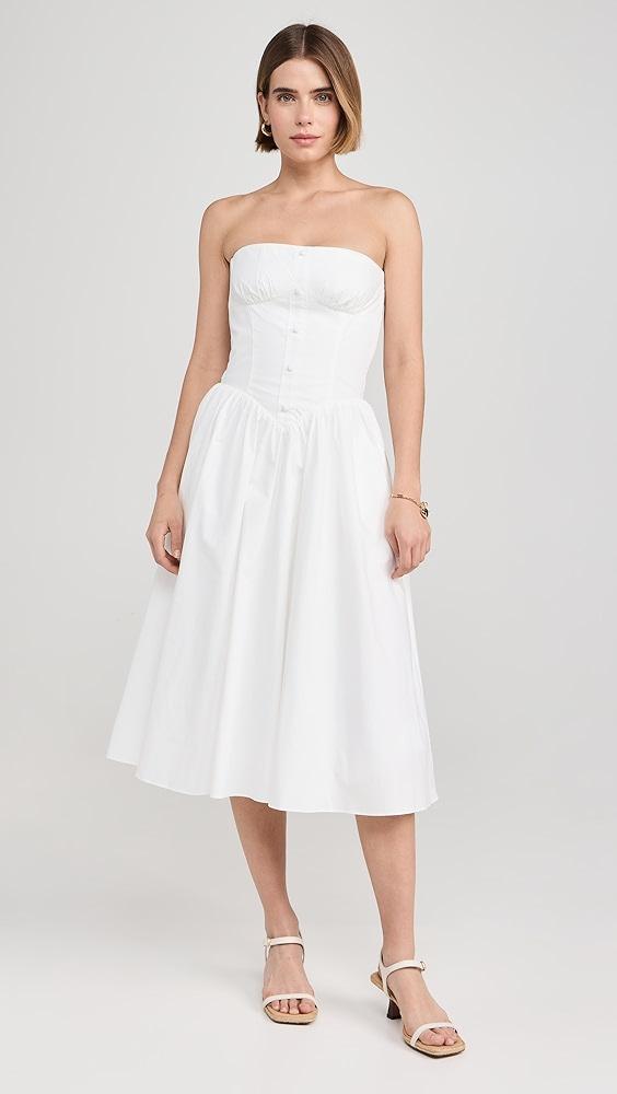 Amanda Uprichard Strapless Holland Dress | Shopbop Product Image