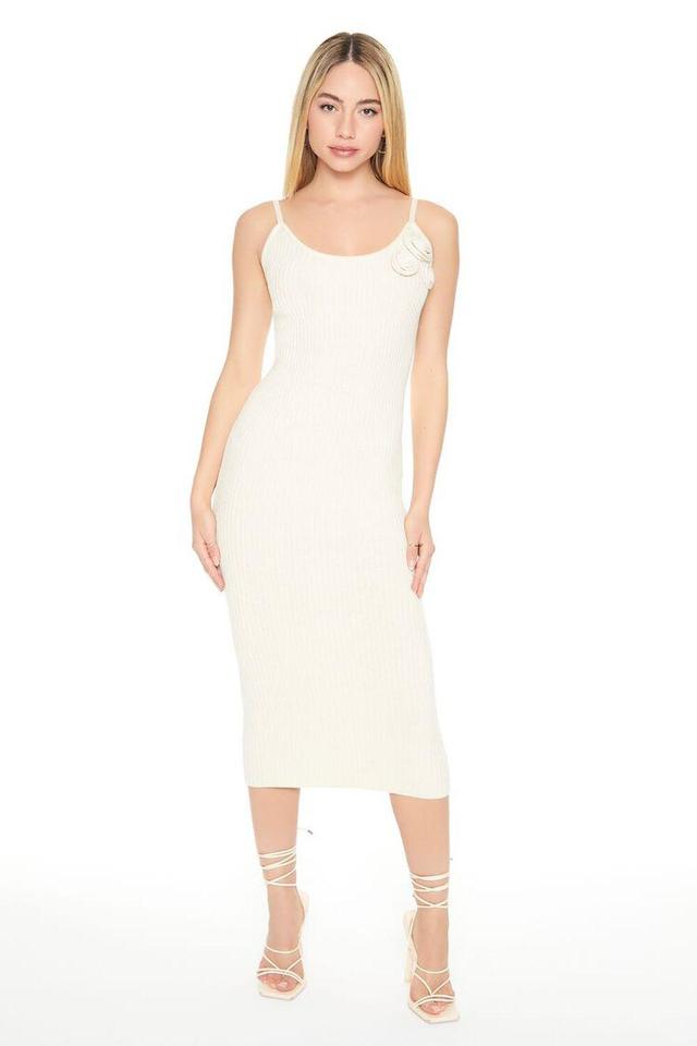 Crochet Rosette Cami Midi Dress | Forever 21 Product Image