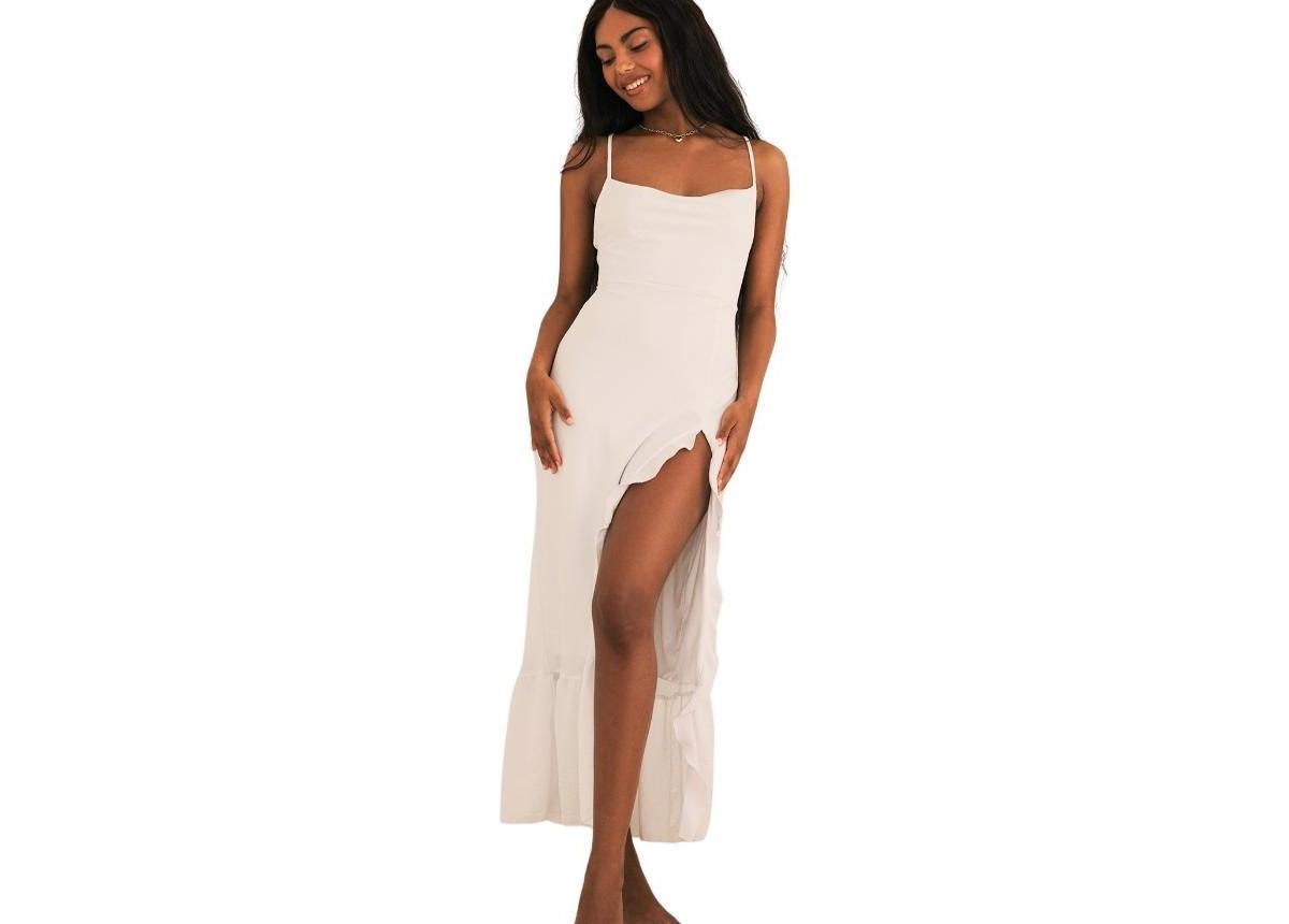 Dippin Daisys Womens Higher Love Slit Maxi Dress Product Image