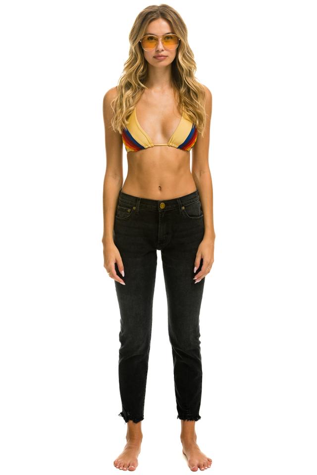 MID RISE SLIM SURFER JEAN - VINTAGE BLACK Female Product Image