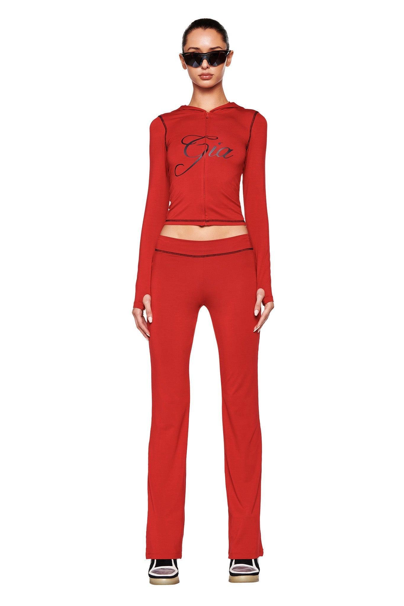 BLARE TRACKPANT - RED Product Image