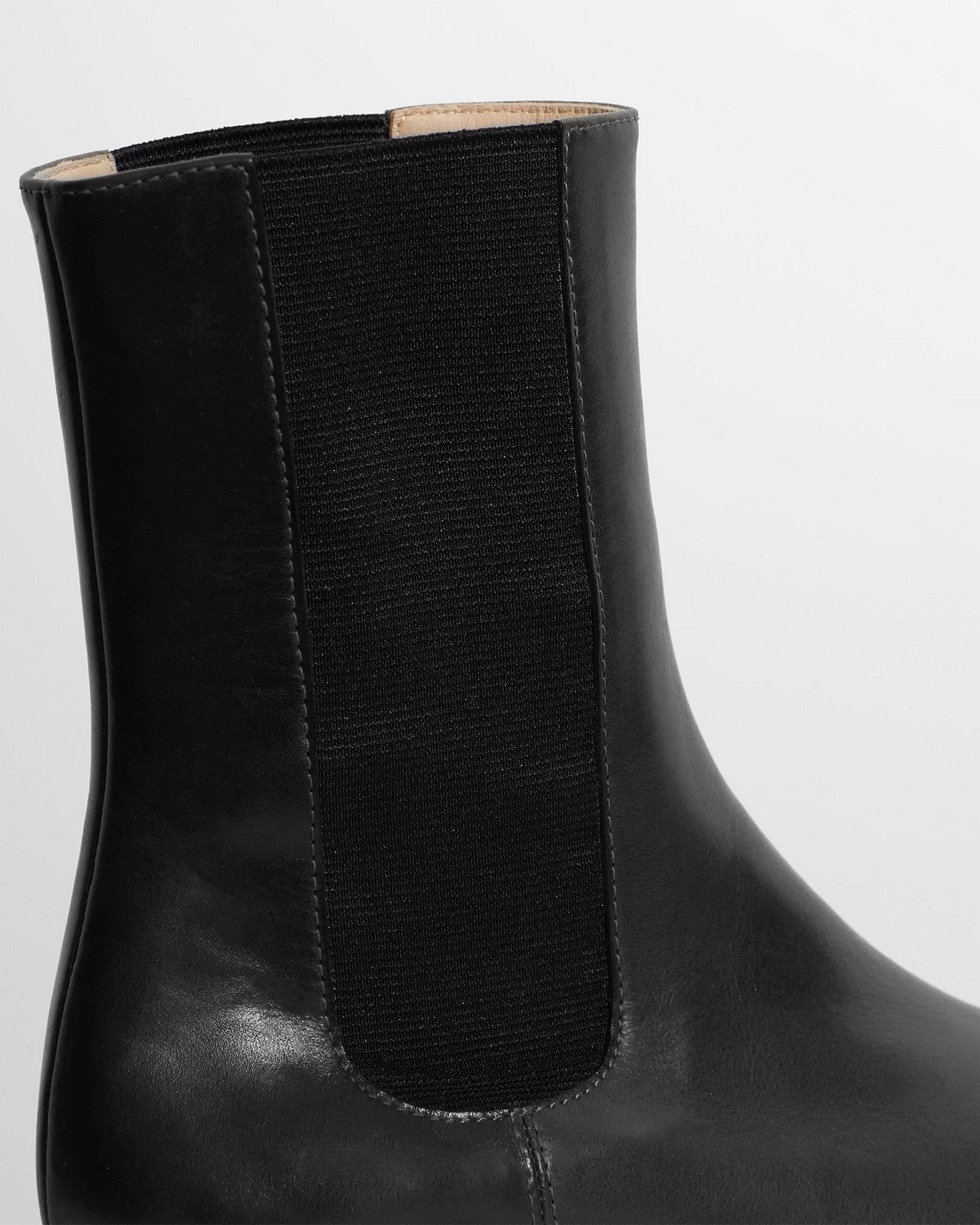 Chelsea Bootie in Glossed Leather Product Image