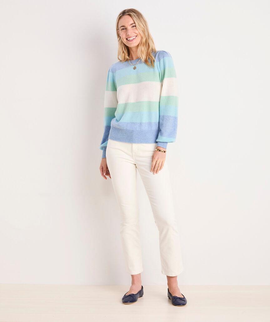 Seaspun Cashmere Puff-Sleeve Sweater Product Image