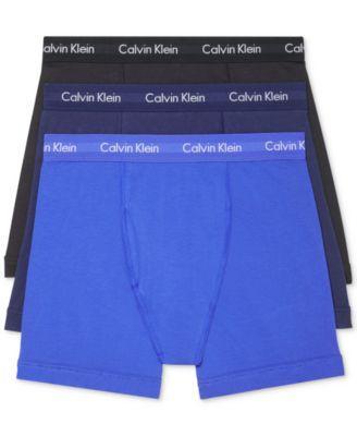 Calvin Klein Cotton Stretch Solid Boxer Briefs 3 Product Image