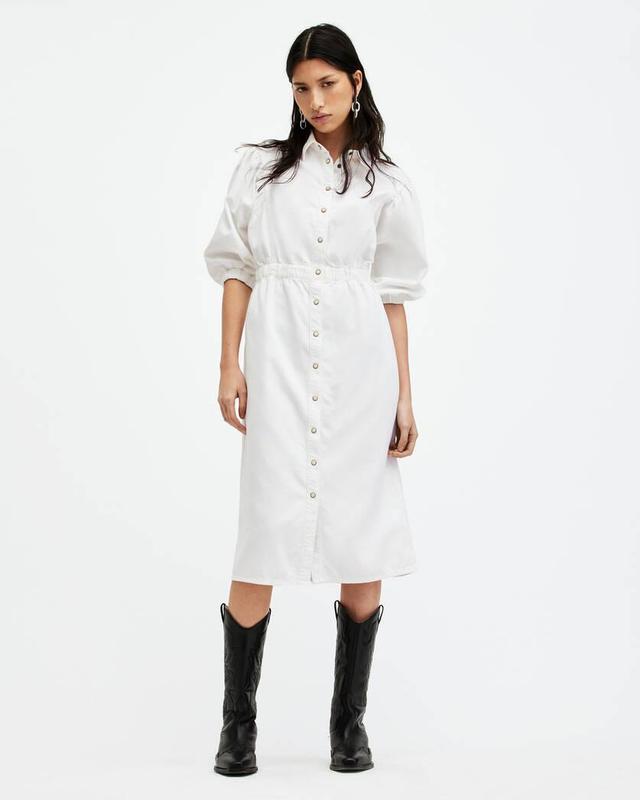 Osa Denim Midi Dress Product Image