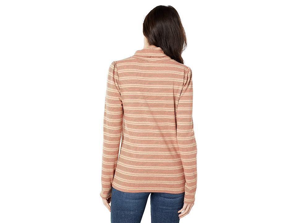 Dylan by True Grit Stripe Amelia Turtleneck Women's Clothing Product Image