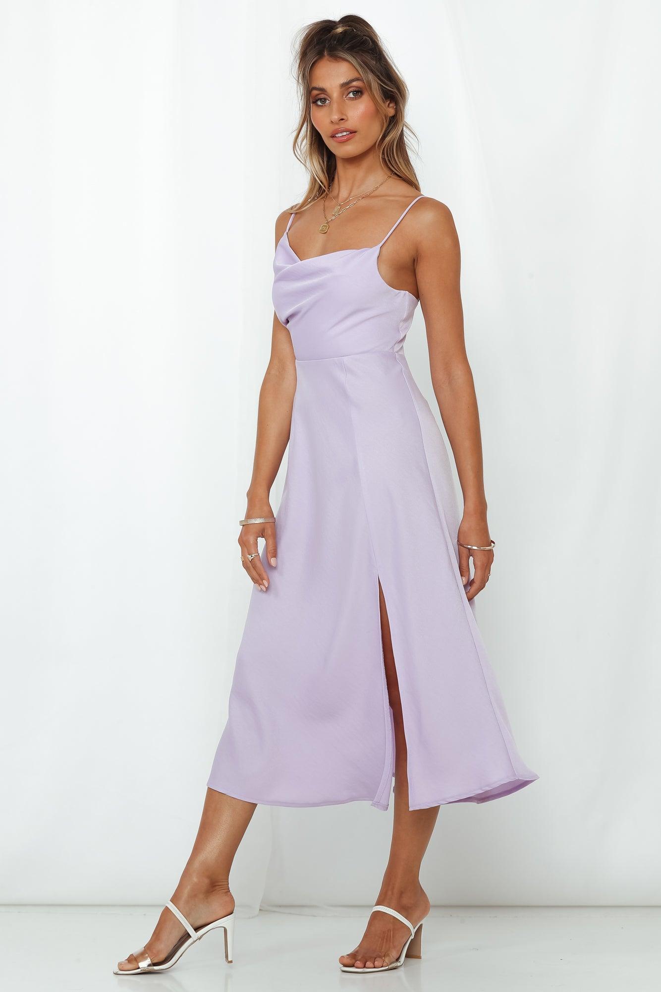 Family Secret Maxi Dress Lilac Product Image