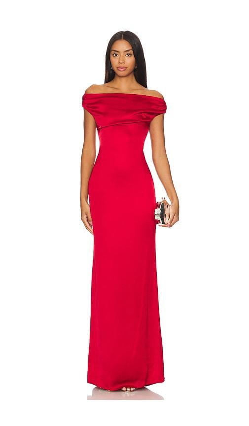 Lovers and Friends Mariam Gown in Red Product Image