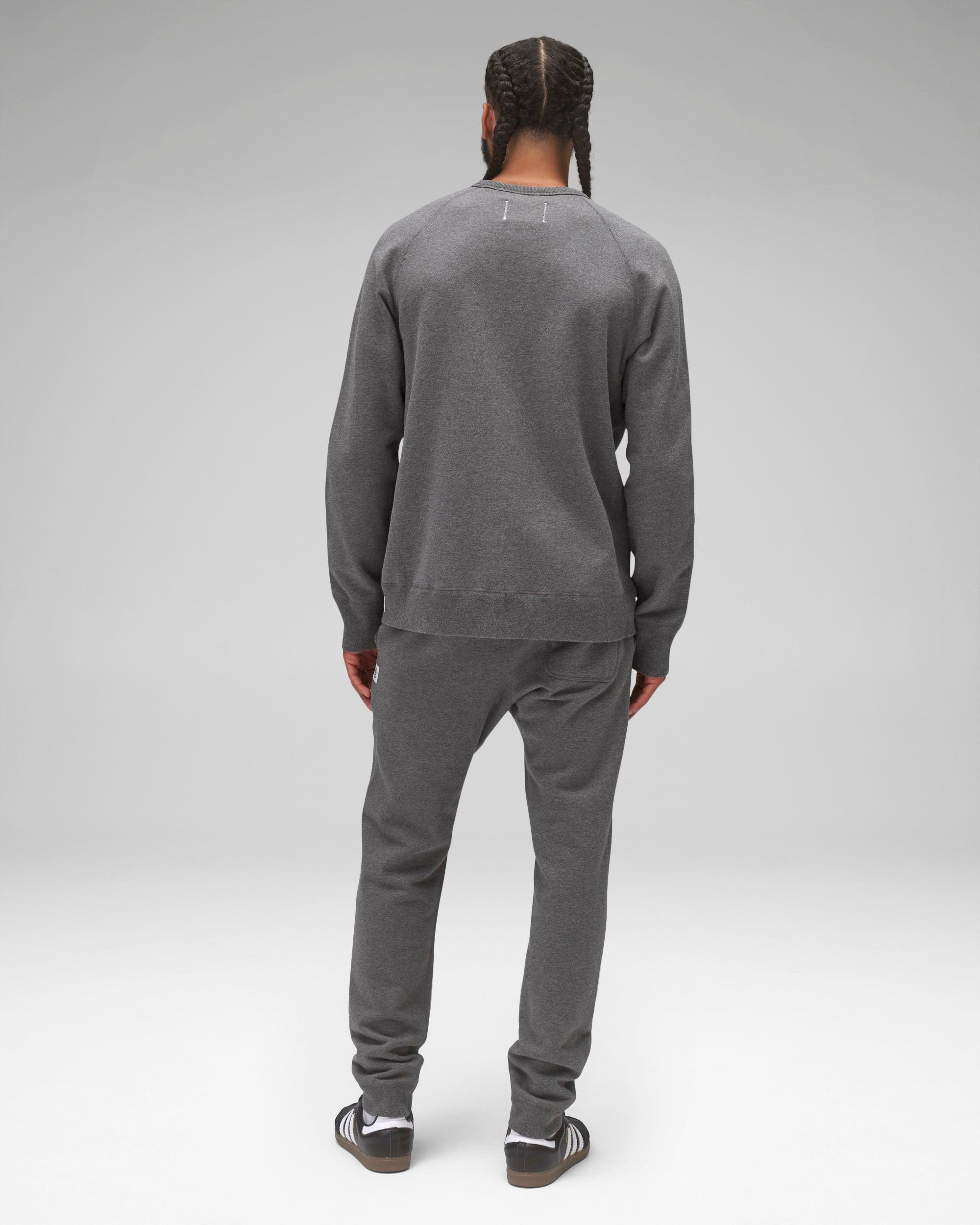 Midweight Terry Slim Crewneck Male Product Image