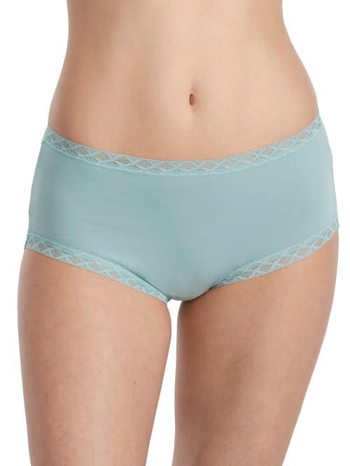 Natori Bliss Lace-Trim High Rise Cotton Brief 755058 Product Image