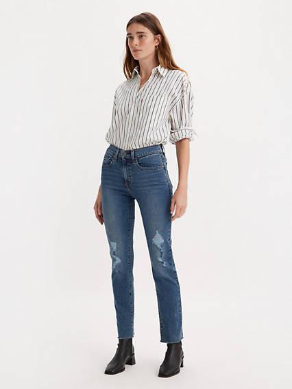 724 High Rise Straight Women's Jeans product image