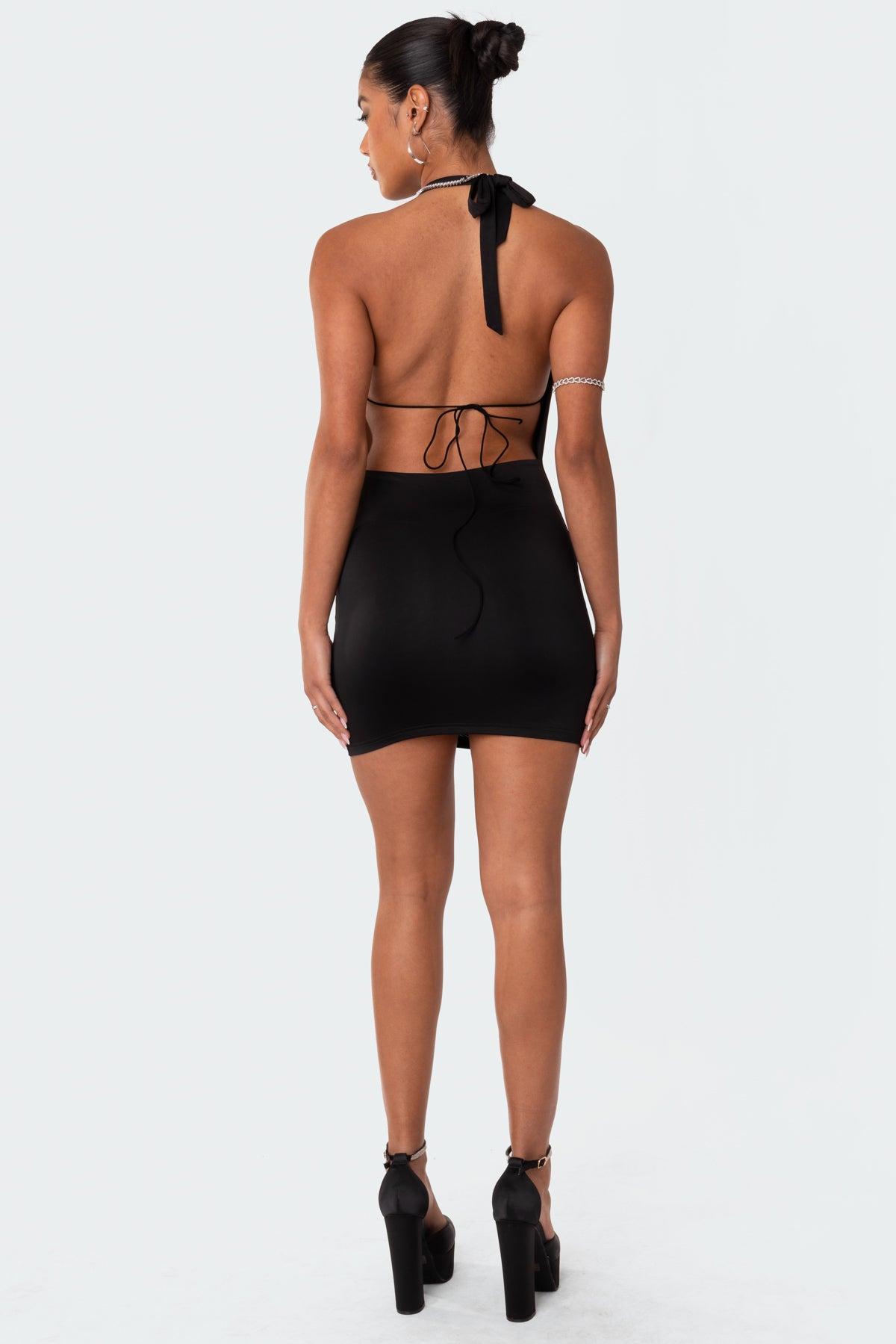 Sadie Open Back Mini Dress Product Image