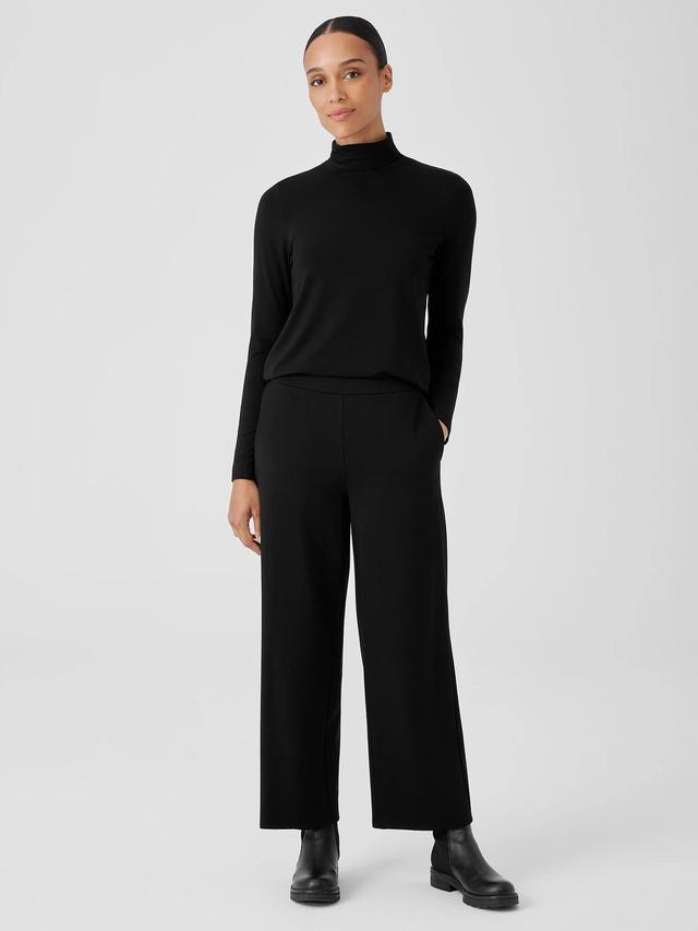 EILEEN FISHER Washable Flex Ponte Wide-Leg Pantfemale Product Image