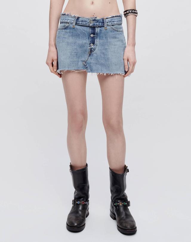 Levi's Raw Waist Micro Mini Skirt Product Image