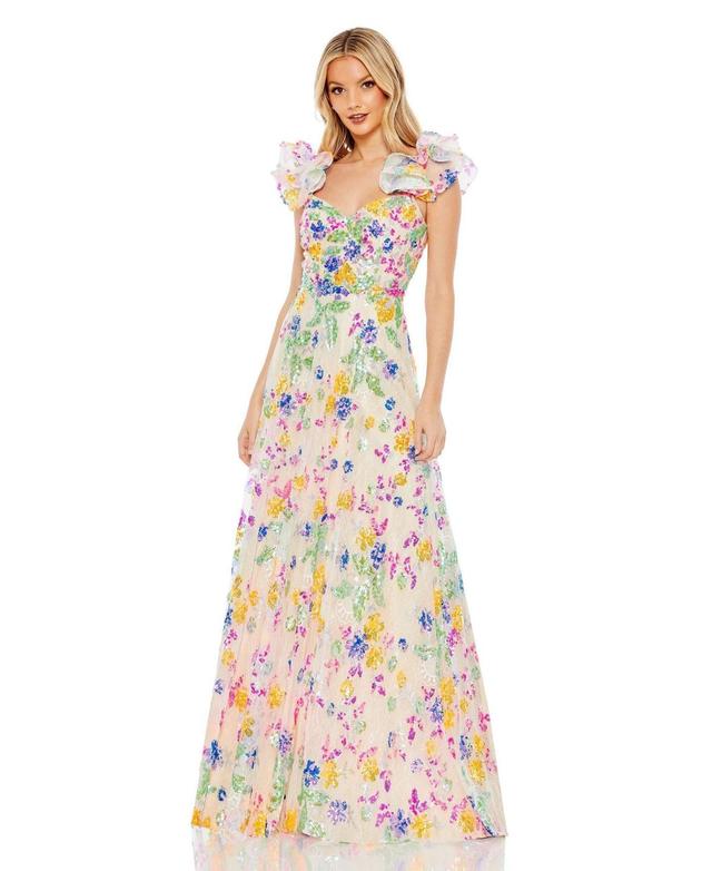 Womens Ieena Beaded A-Line Gown Product Image