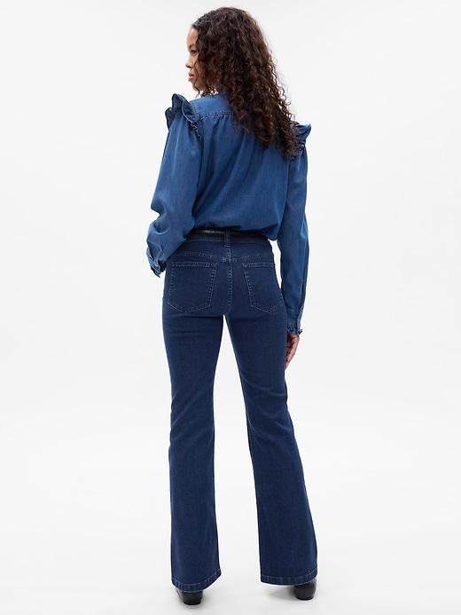 Low Rise &apos;70s Flare Jeans Product Image