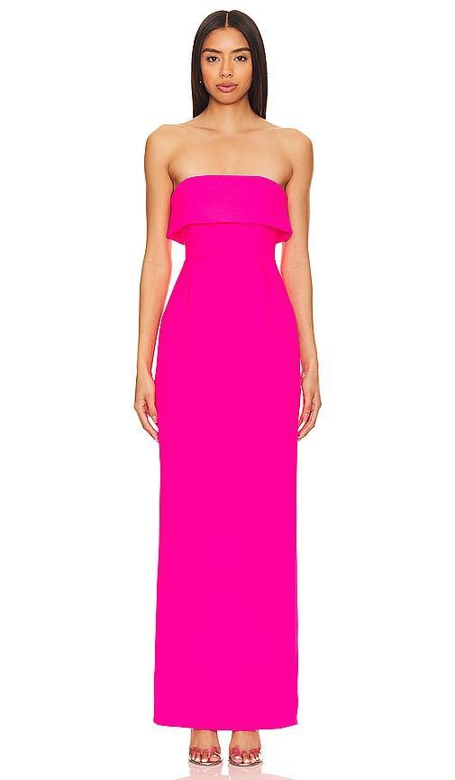 Lovers and Friends Serena Gown in Electric Pink Product Image