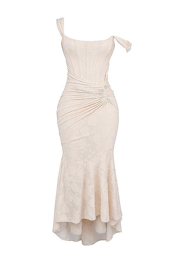 Cesca Vintage Cream Floral Maxi Dress Product Image