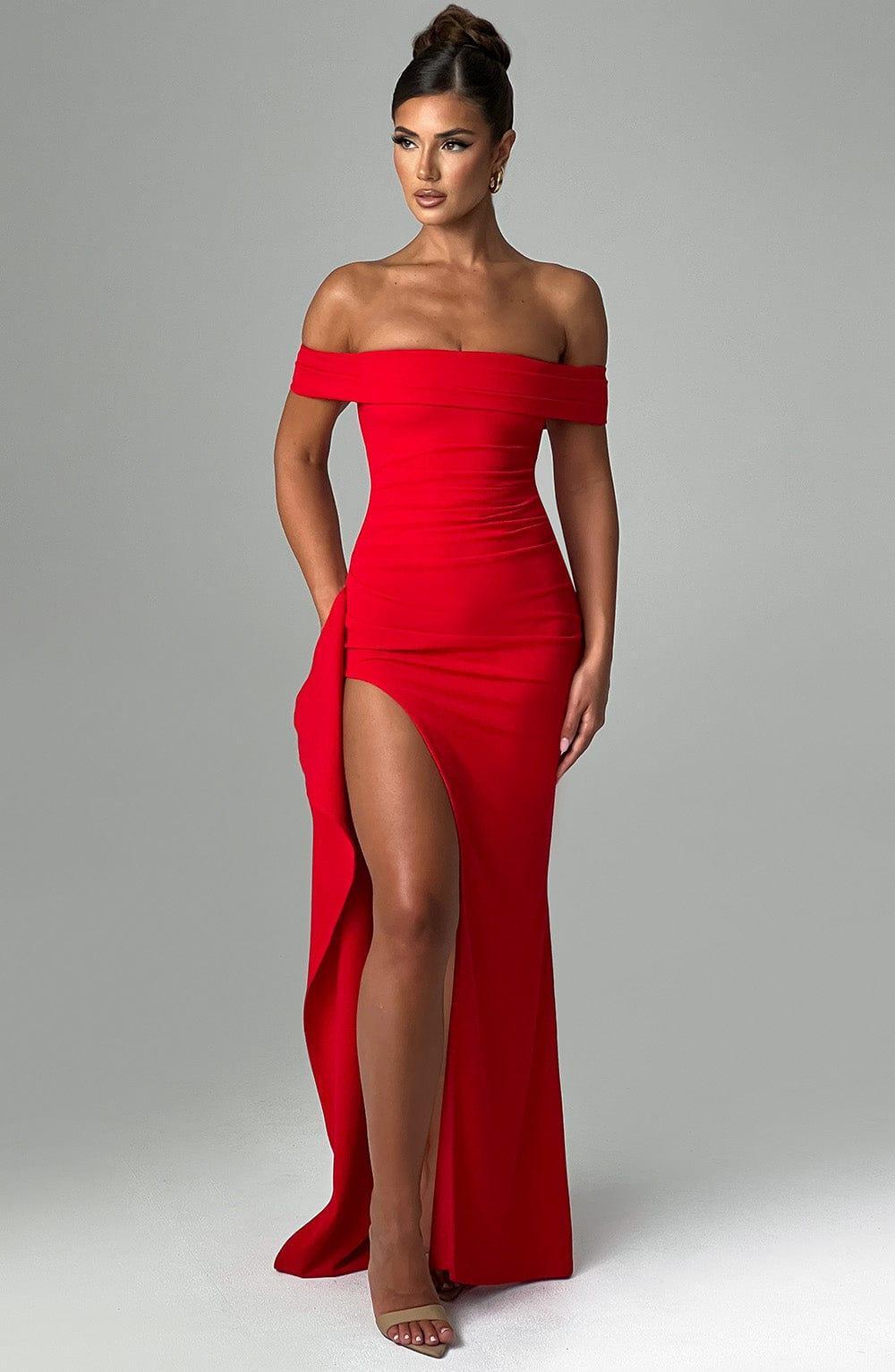 Joyce Maxi Dress - Red Product Image