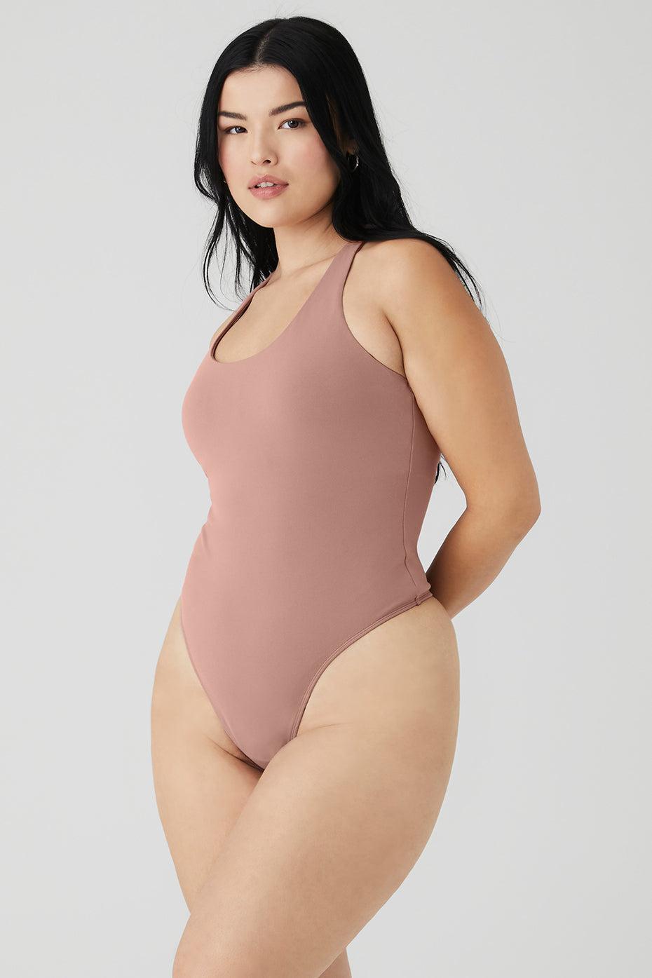 Sleek Back Bodysuit - Smoky Quartz Female Product Image