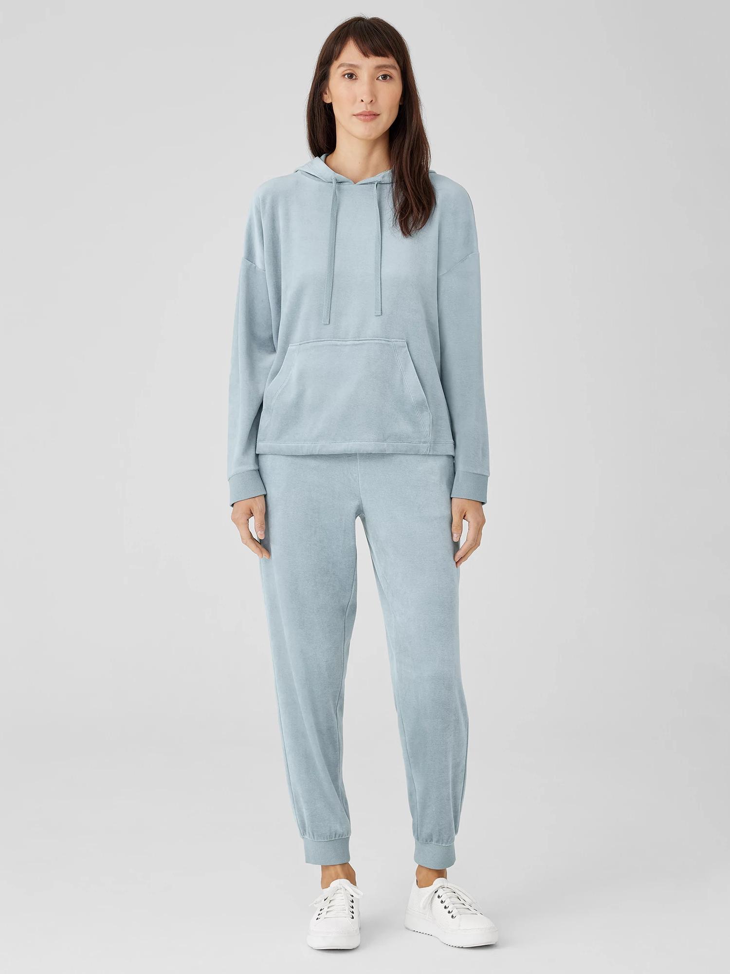 EILEEN FISHER Cozy Velour Knit Jogger Pantfemale product image