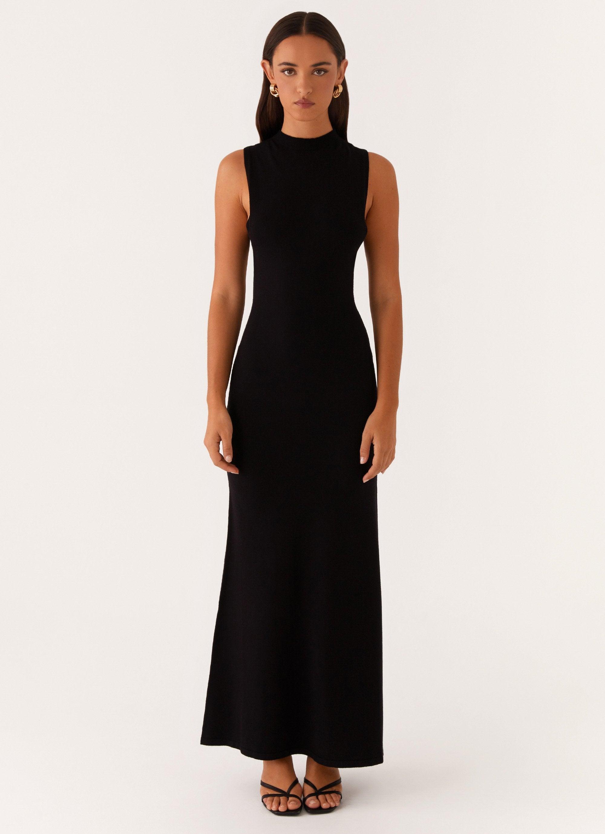 Prove It Knit Maxi Dress - Black Product Image