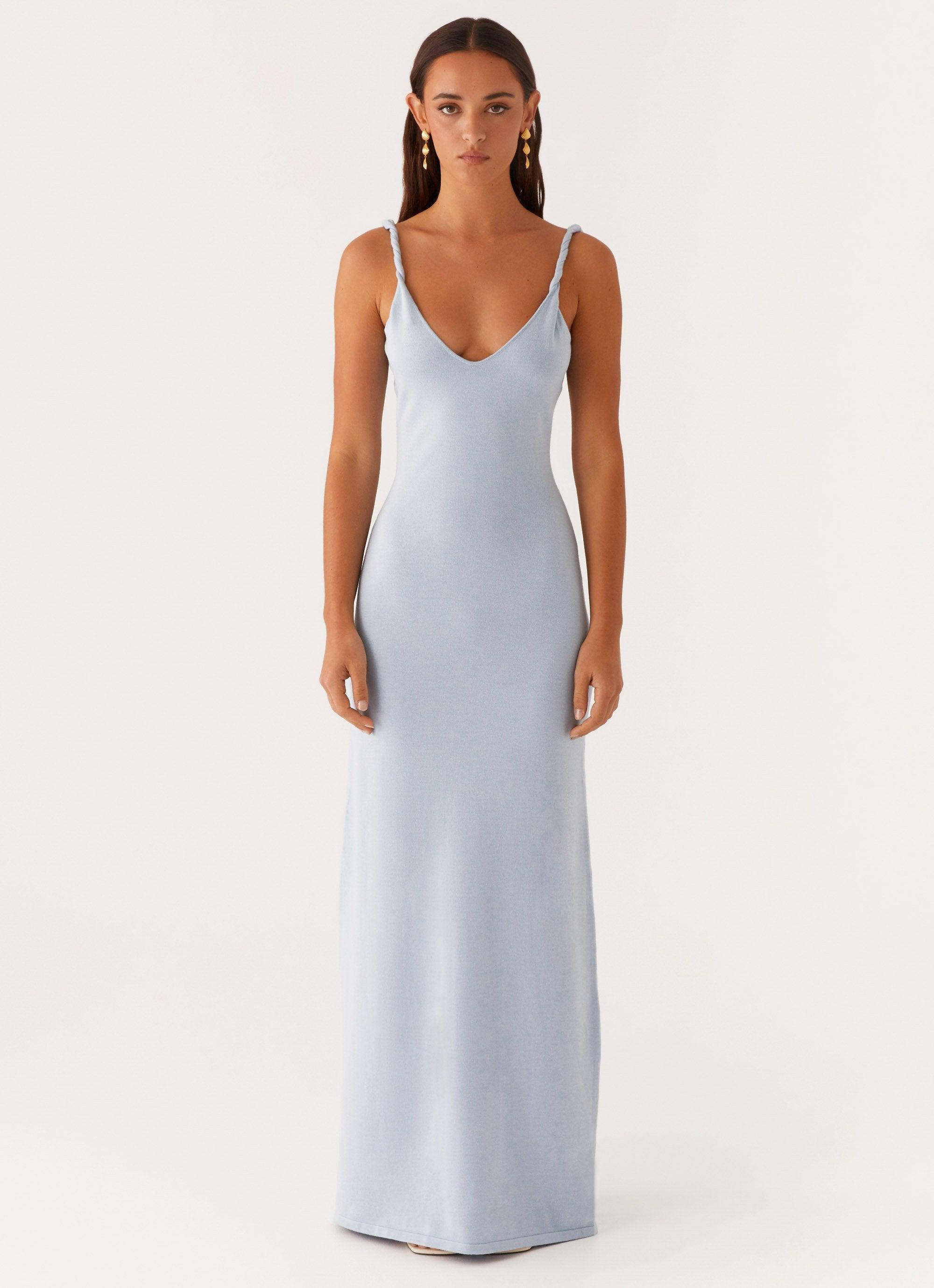 Anastasia Maxi Dress - Blue Product Image