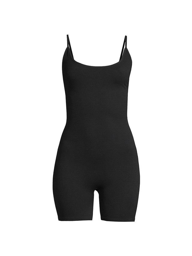 Womens One To Watch Rib-Knit Romper Product Image