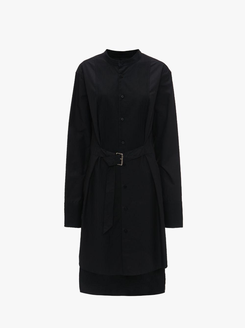 TUXEDO SHIRT DRESS in black | JW Anderson US  Product Image