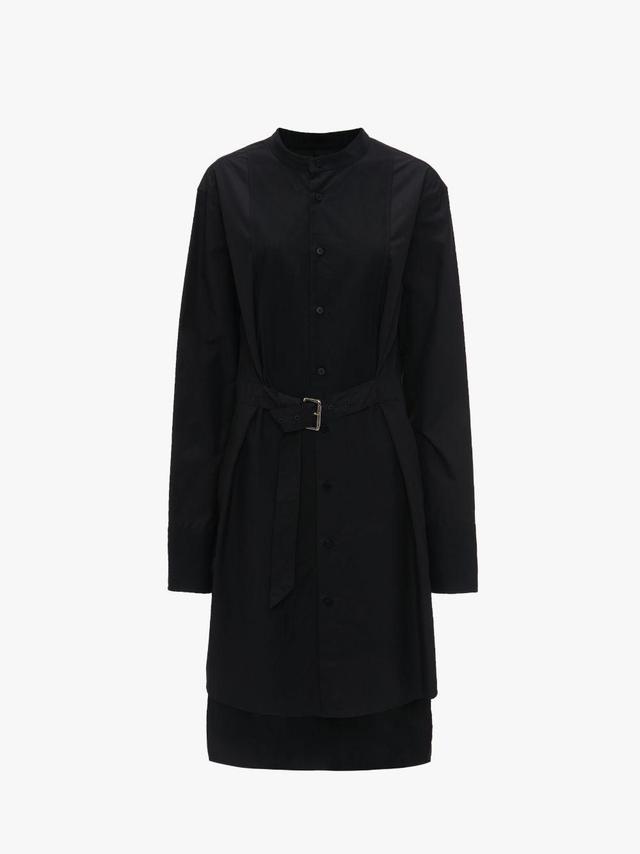 TUXEDO SHIRT DRESS in black | JW Anderson US  Product Image