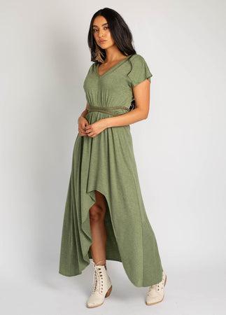 Novalie Dress in Heather Moss Product Image