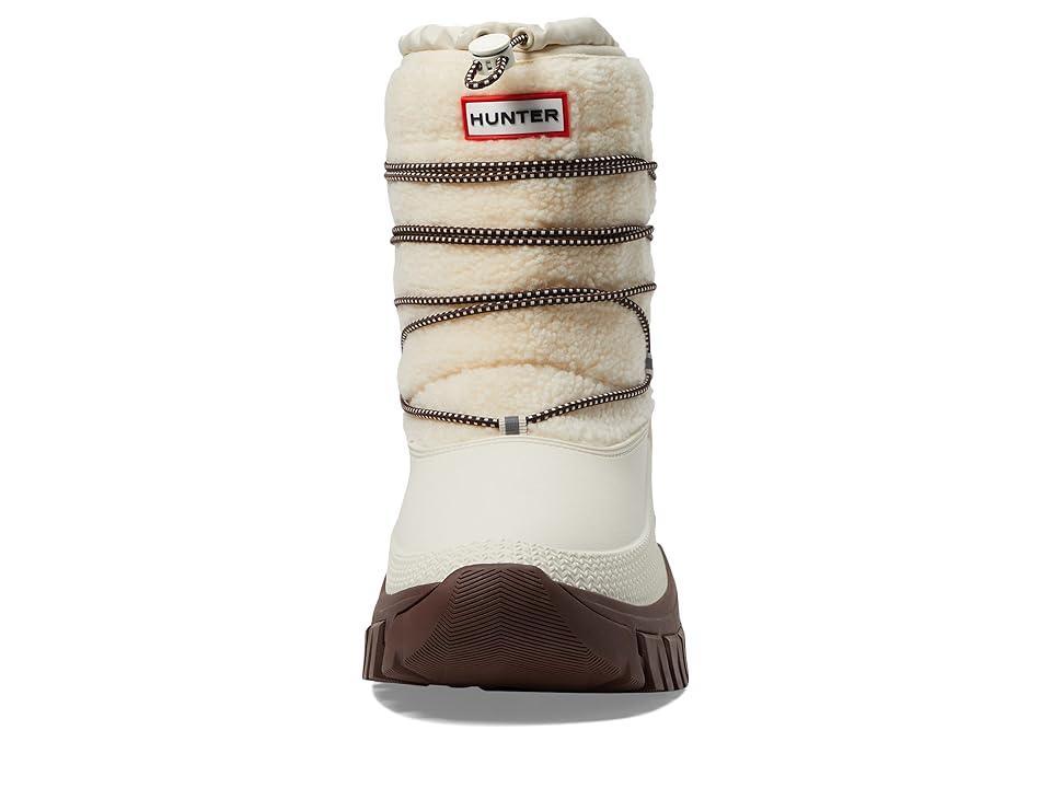 Hunter Wanderer Short Sherpa Snow Boot Willow/Brown Bolt) Women's Boots Product Image