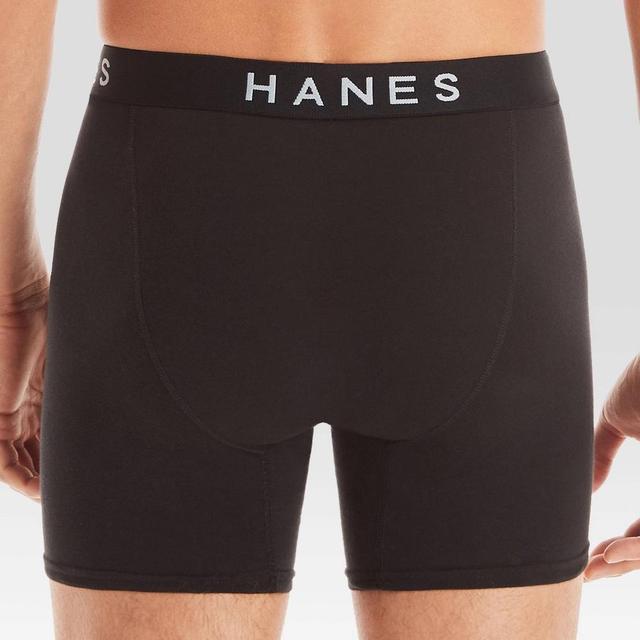 Hanes Premium Mens Boxer Briefs 5pk - Black/Gray S Product Image