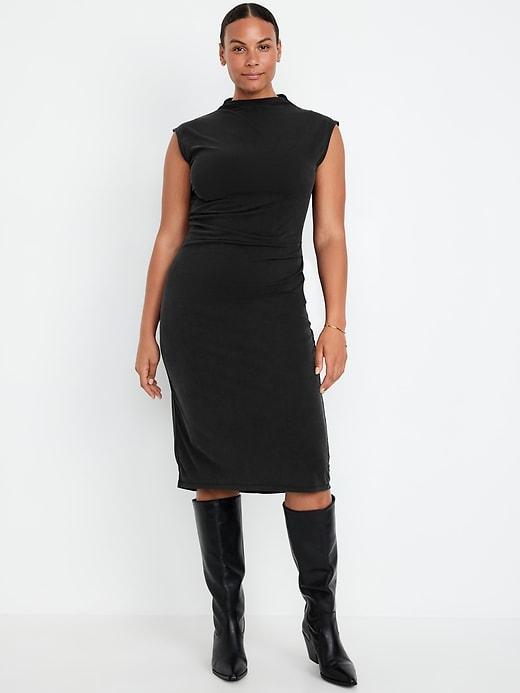 Ruched Midi Dress Product Image