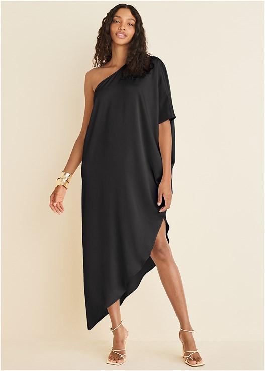 One-Shoulder Kaftan Dress Product Image