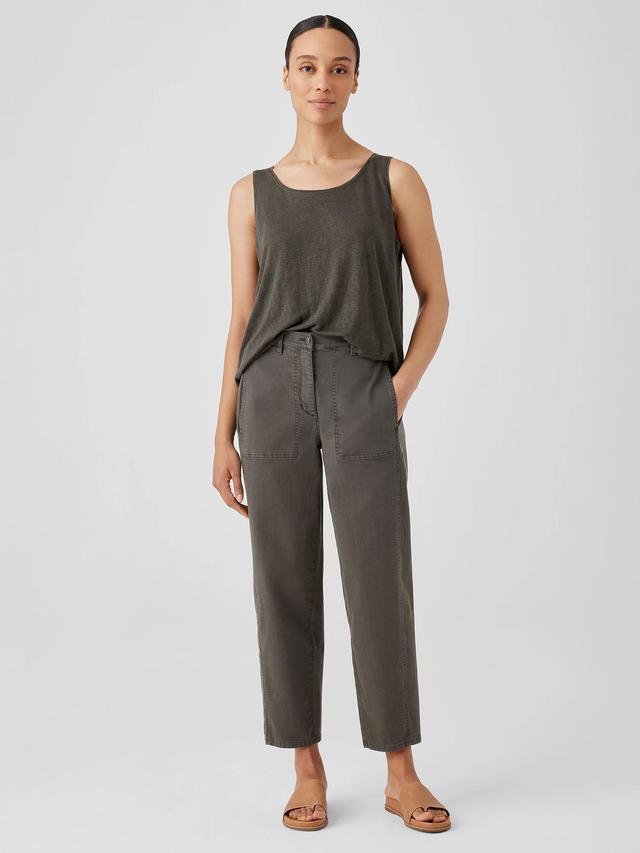 EILEEN FISHER Organic Cotton Denim Lantern Jeanfemale Product Image