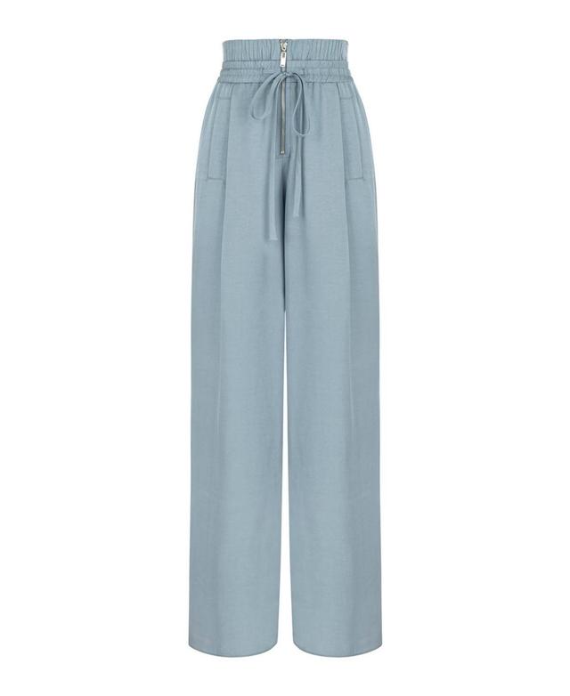 Nocturne Womens Draped Wide Leg Pants Product Image