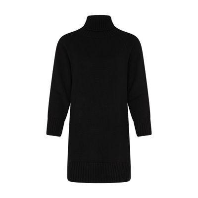 Trudy Knitted Midi Dress In Black Product Image