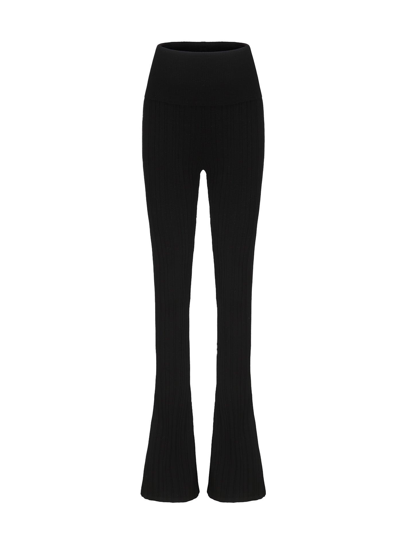 Janelle Knit Pants (Black) Product Image